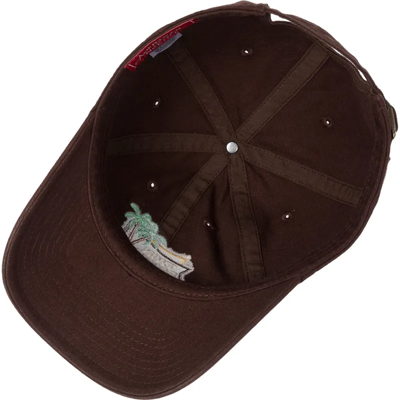 petten-gebogen-bruin-verstelbaar-twin-palms-village-ballpark-van-american-needle