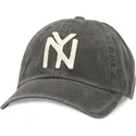 petten-gebogen-zwart-verstelbaar-archive-van-new-york-black-yankees-mlb-van-american-needle