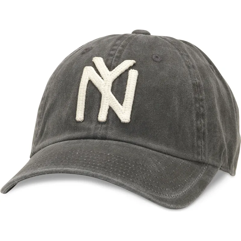 petten-gebogen-zwart-verstelbaar-archive-van-new-york-black-yankees-mlb-van-american-needle