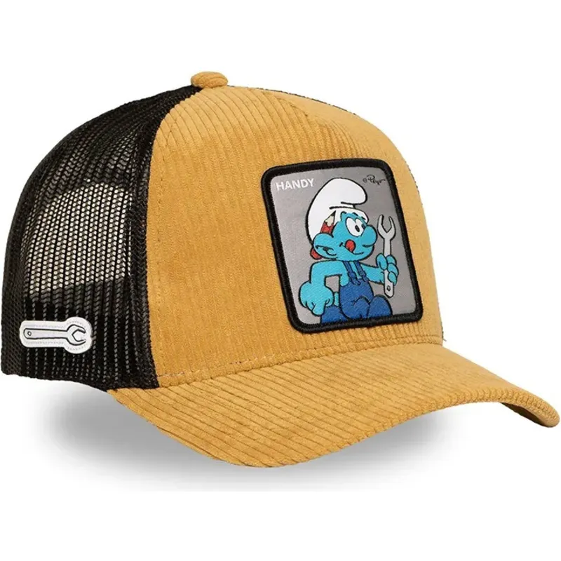 petten-gebogen-bruin-snapback-smu-handy-klussmurfje-de-smurfen-van-capslab
