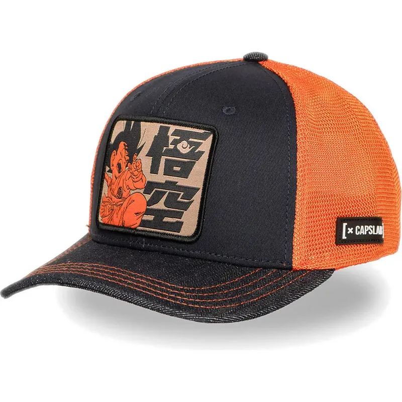 petten-gebogen-blauw-snapback-db6-kid-son-goku-dragon-ball-van-capslab petten-gebogen-blauw-snapback-db6-kid-son-goku-dragon-ball-van-capslab