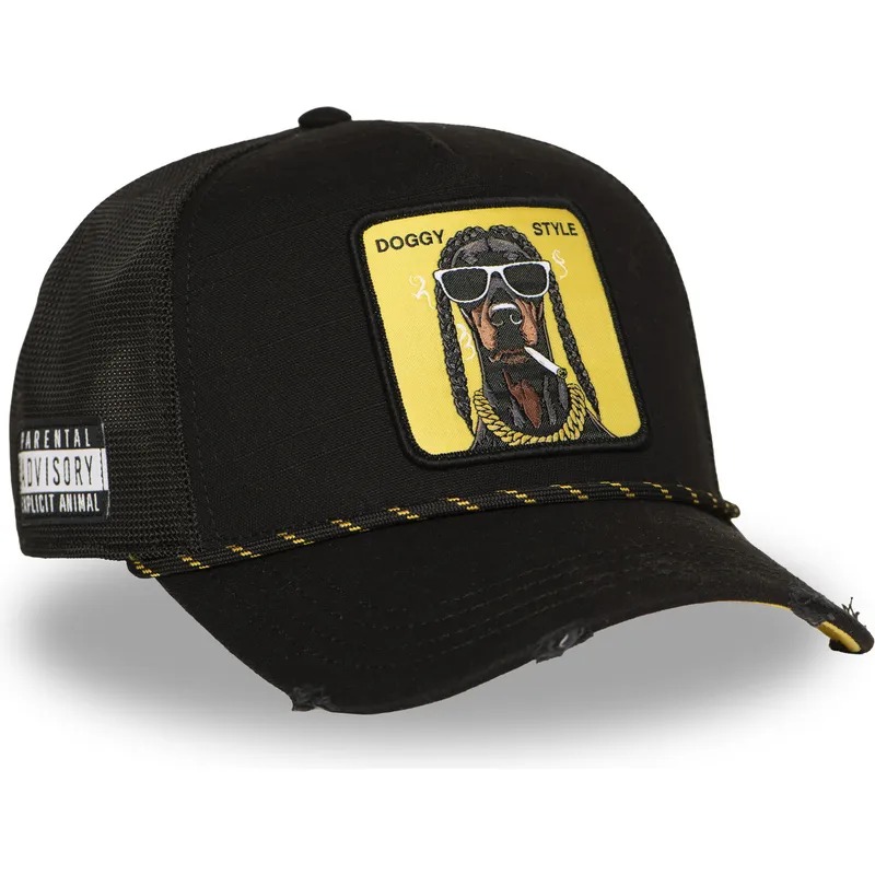 petten-gebogen-zwart-snapback-doggy-style-doggyb-hip-hop-dogz-van-capslab