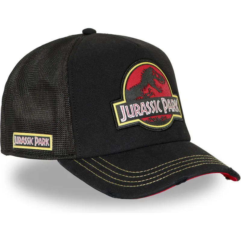 petten-gebogen-zwart-snapback-jur1-logb-jurassic-park-van-capslab