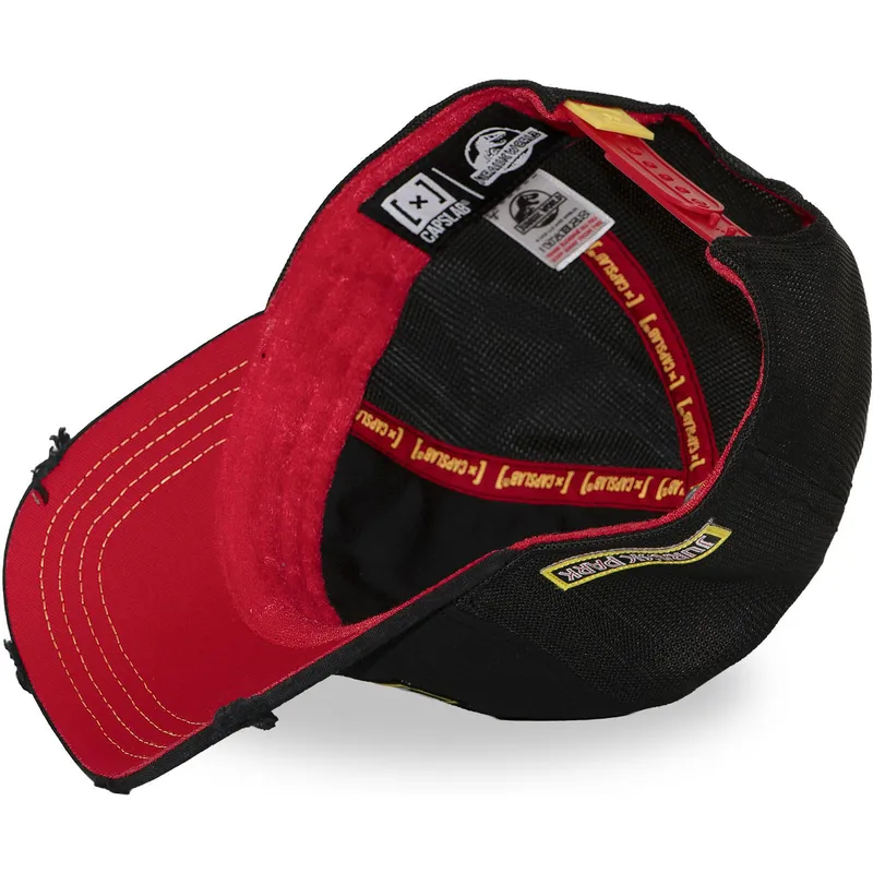 petten-gebogen-zwart-snapback-jur1-logb-jurassic-park-van-capslab
