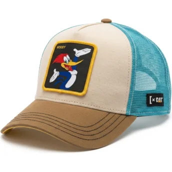Petten gebogen meerkleurig snapback WWP2 WOOB Woody Woodpecker van Capslab