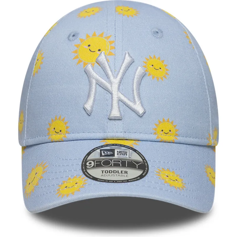 petten-gebogen-blauw-verstelbaar-voor-kinderen-9forty-summer-all-over-print-van-new-york-yankees-mlb-van-new-era petten-gebogen-blauw-verstelbaar-voor-kinderen-9forty-summer-all-over-print-van-new-york-yankees-mlb-van-new-era