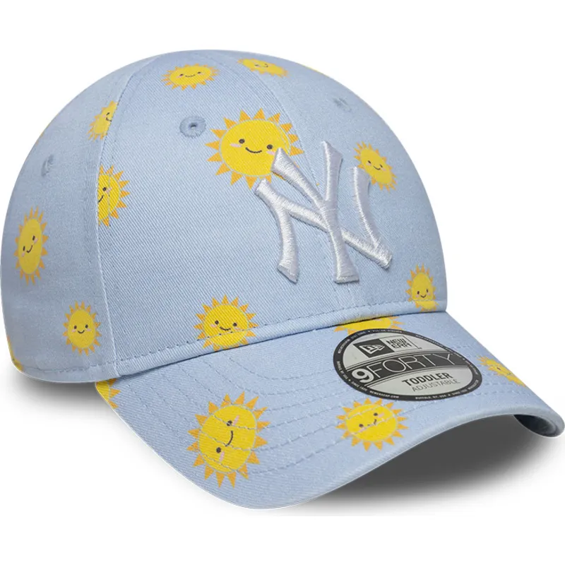 petten-gebogen-blauw-verstelbaar-voor-kinderen-9forty-summer-all-over-print-van-new-york-yankees-mlb-van-new-era petten-gebogen-blauw-verstelbaar-voor-kinderen-9forty-summer-all-over-print-van-new-york-yankees-mlb-van-new-era
