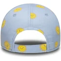 petten-gebogen-blauw-verstelbaar-voor-kinderen-9forty-summer-all-over-print-van-new-york-yankees-mlb-van-new-era