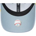 petten-gebogen-blauw-verstelbaar-voor-kinderen-9forty-summer-all-over-print-van-new-york-yankees-mlb-van-new-era