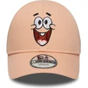 petten-gebogen-roze-verstelbaar-voor-kinderen-9forty-face-van-patrick-ster-spongebob-van-new-era