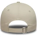 petten-gebogen-beige-verstelbaar-voor-kinderen-9forty-league-essential-van-new-york-yankees-mlb-van-new-era