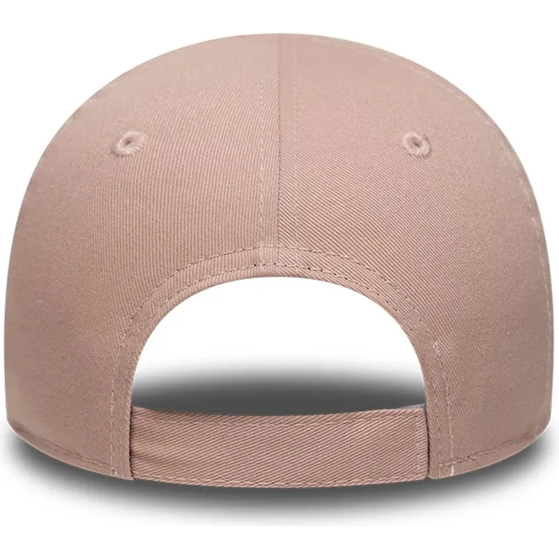petten-gebogen-roze-verstelbaar-voor-kinderen-9forty-summer-icon-van-new-york-yankees-mlb-van-new-era