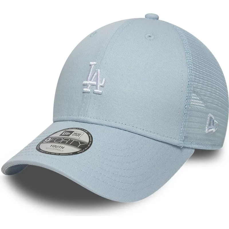 petten-gebogen-blauw-verstelbaar-voor-kinderen-9forty-homefield-van-los-angeles-dodgers-mlb-van-new-era