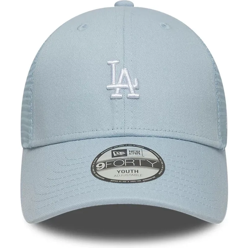 petten-gebogen-blauw-verstelbaar-voor-kinderen-9forty-homefield-van-los-angeles-dodgers-mlb-van-new-era