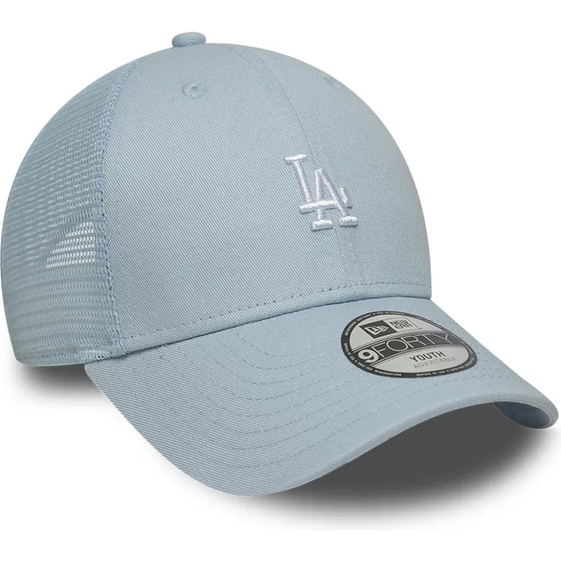 petten-gebogen-blauw-verstelbaar-voor-kinderen-9forty-homefield-van-los-angeles-dodgers-mlb-van-new-era