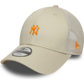 Petten gebogen beige verstelbaar voor kinderen 9FORTY Homefield van New York Yankees MLB van New Era