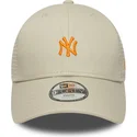 petten-gebogen-beige-verstelbaar-voor-kinderen-9forty-homefield-van-new-york-yankees-mlb-van-new-era