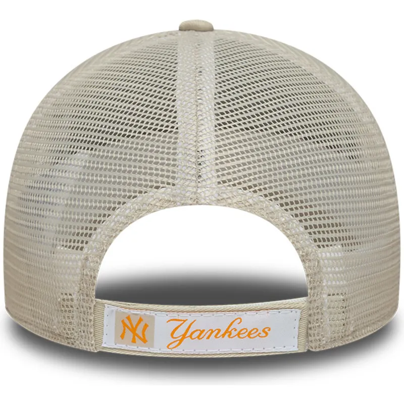 petten-gebogen-beige-verstelbaar-voor-kinderen-9forty-homefield-van-new-york-yankees-mlb-van-new-era