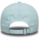 petten-gebogen-blauw-verstelbaar-9twenty-seersucker-van-los-angeles-dodgers-mlb-van-new-era