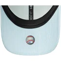 petten-gebogen-blauw-verstelbaar-9twenty-seersucker-van-los-angeles-dodgers-mlb-van-new-era
