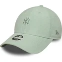 petten-gebogen-groen-verstelbaar-9forty-mini-cord-van-new-york-yankees-mlb-van-new-era