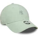petten-gebogen-groen-verstelbaar-9forty-mini-cord-van-new-york-yankees-mlb-van-new-era