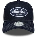 petten-gebogen-marineblauw-snapback-9forty-m-crown-a-frame-van-new-era