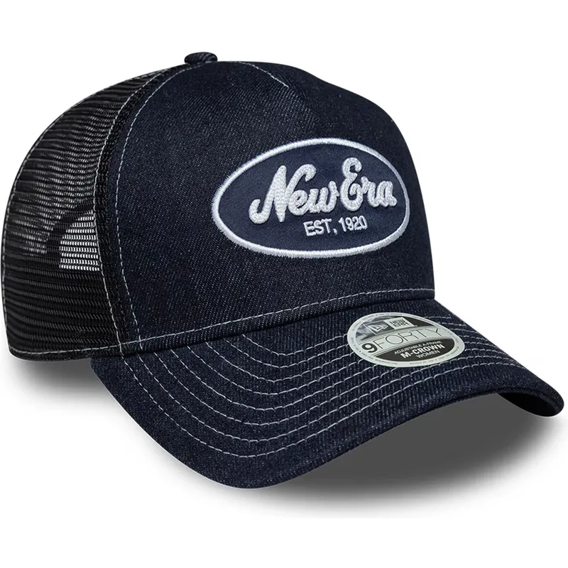 petten-gebogen-marineblauw-snapback-9forty-m-crown-a-frame-van-new-era petten-gebogen-marineblauw-snapback-9forty-m-crown-a-frame-van-new-era