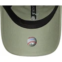petten-gebogen-groen-verstelbaar-9twenty-midi-linen-van-los-angeles-dodgers-mlb-van-new-era