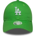 petten-gebogen-groen-verstelbaar-9twenty-league-essential-midi-van-los-angeles-dodgers-mlb-van-new-era