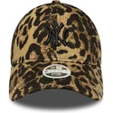 petten-gebogen-luipaard-verstelbaar-9twenty-leopard-van-new-york-yankees-mlb-van-new-era