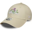 petten-gebogen-beige-verstelbaar-9forty-beaded-van-new-era