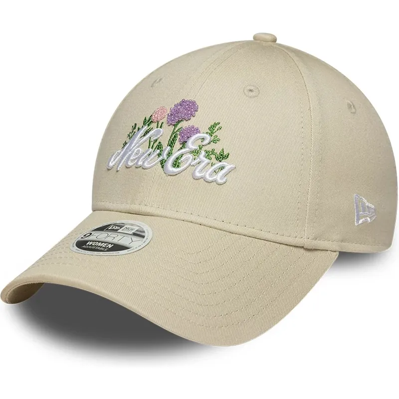 petten-gebogen-beige-verstelbaar-9forty-beaded-van-new-era