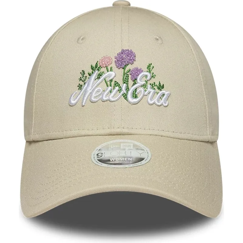 petten-gebogen-beige-verstelbaar-9forty-beaded-van-new-era