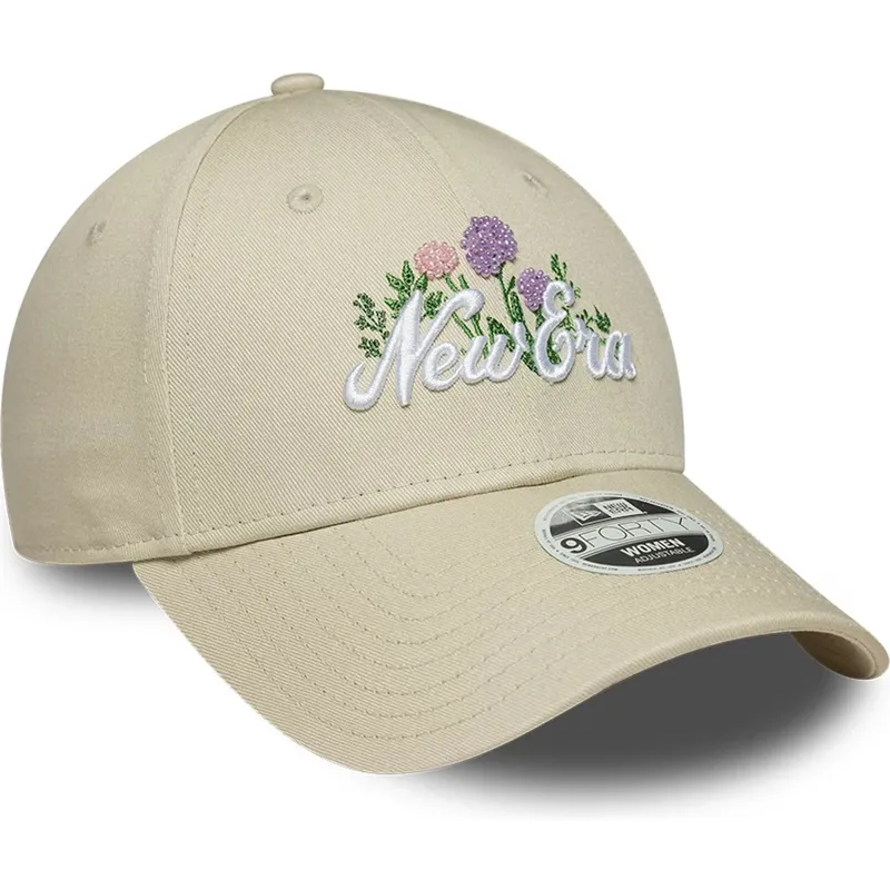 petten-gebogen-beige-verstelbaar-9forty-beaded-van-new-era