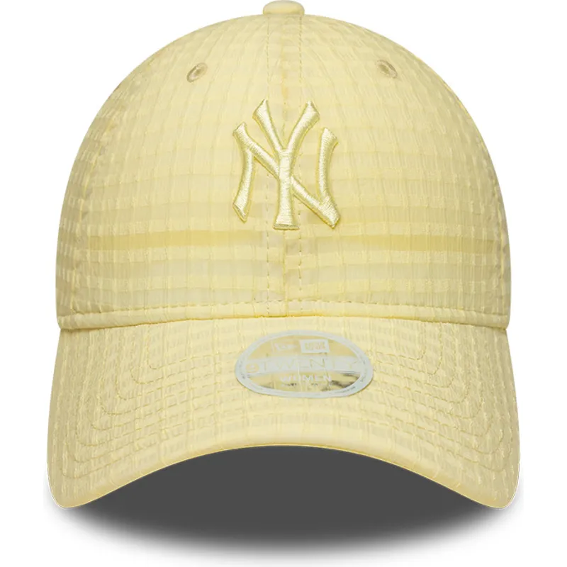 petten-gebogen-geel-verstelbaar-9twenty-seersucker-van-new-york-yankees-mlb-van-new-era petten-gebogen-geel-verstelbaar-9twenty-seersucker-van-new-york-yankees-mlb-van-new-era