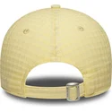 petten-gebogen-geel-verstelbaar-9twenty-seersucker-van-new-york-yankees-mlb-van-new-era