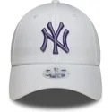 petten-gebogen-wit-verstelbaar-9forty-league-essential-van-new-york-yankees-mlb-van-new-era