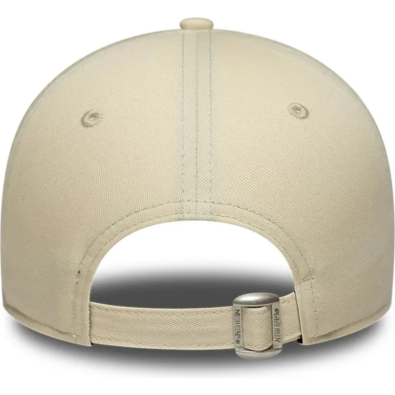 petten-gebogen-beige-verstelbaar-9forty-floral-icon-side-van-new-york-yankees-mlb-van-new-era