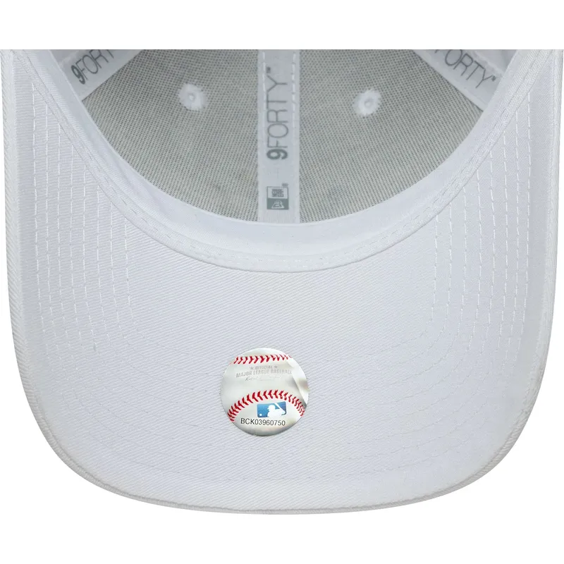 petten-gebogen-wit-verstelbaar-9forty-floral-infill-van-new-york-yankees-mlb-van-new-era