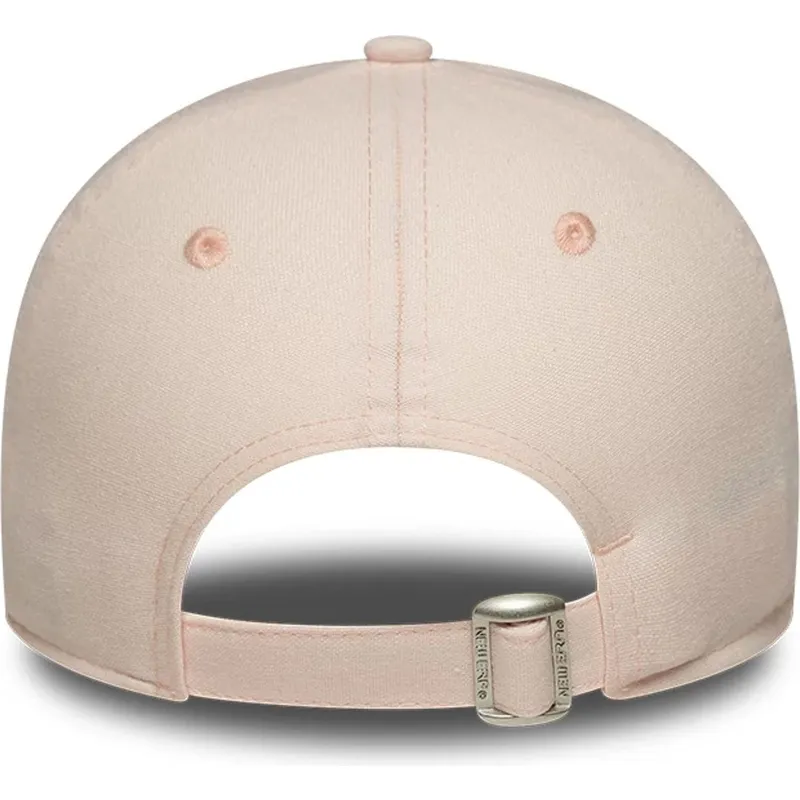 petten-gebogen-roze-verstelbaar-9forty-linen-van-new-york-yankees-mlb-van-new-era