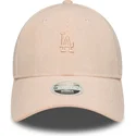 petten-gebogen-roze-verstelbaar-9forty-mini-cord-van-los-angeles-dodgers-mlb-van-new-era