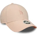 petten-gebogen-roze-verstelbaar-9forty-mini-cord-van-los-angeles-dodgers-mlb-van-new-era