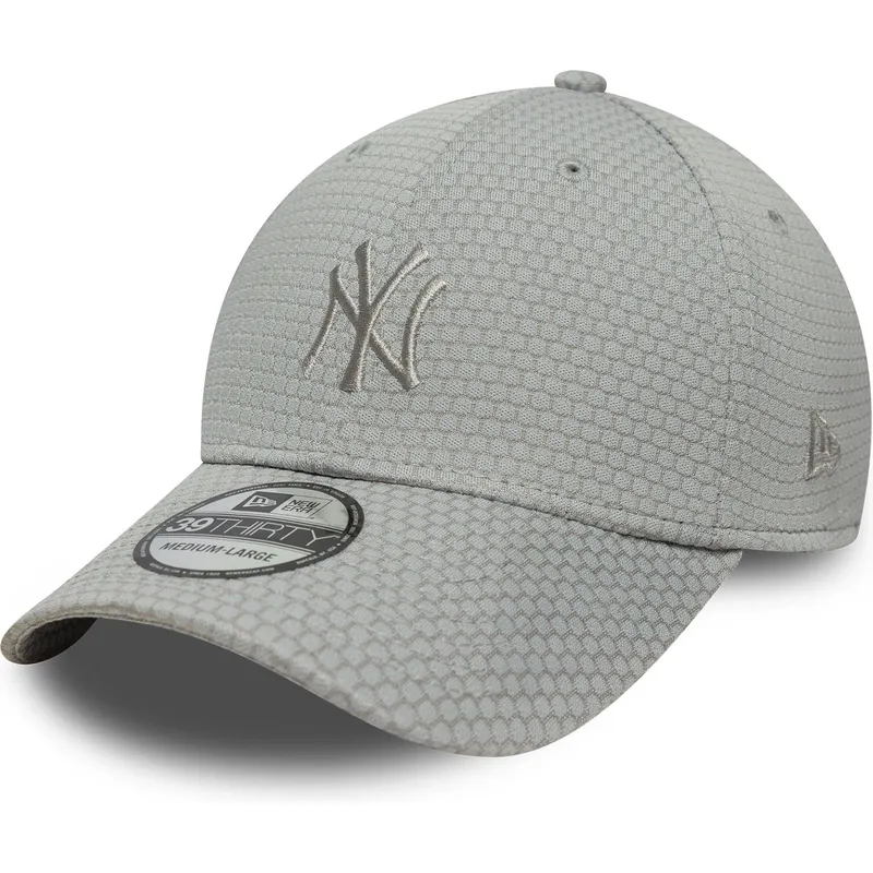petten-gebogen-grijs-fitted-39thirty-stretch-mesh-van-new-york-yankees-mlb-van-new-era