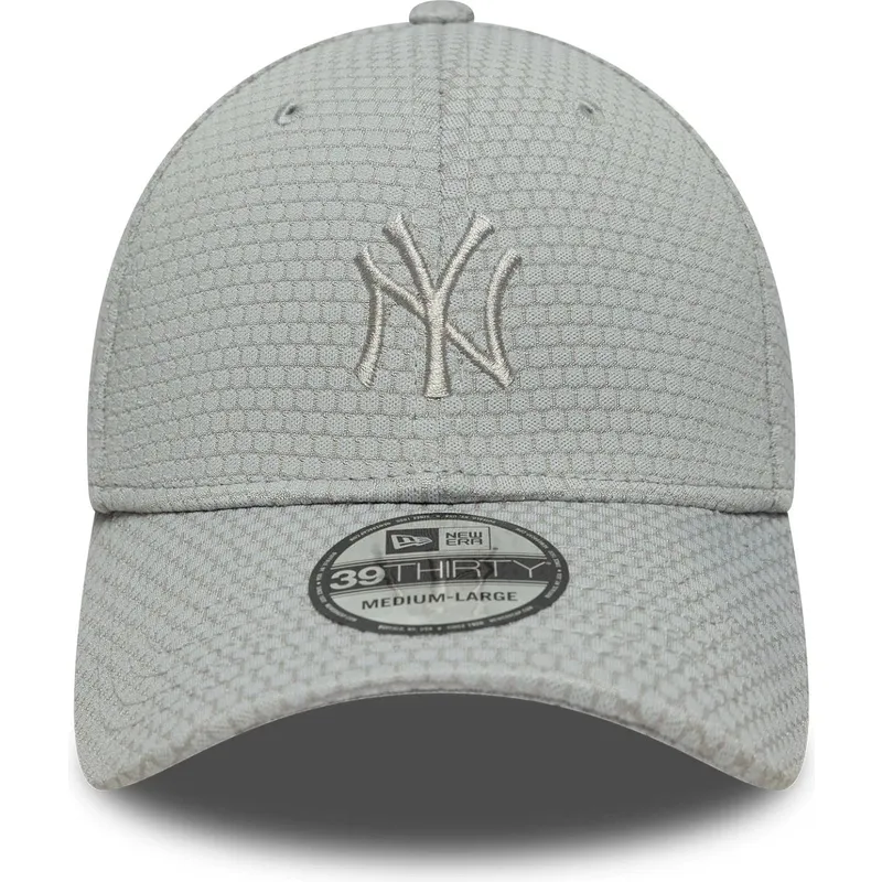 petten-gebogen-grijs-fitted-39thirty-stretch-mesh-van-new-york-yankees-mlb-van-new-era