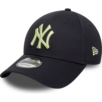 Petten gebogen marineblauw verstelbaar 9FORTY League Essential van New York Yankees MLB van New Era