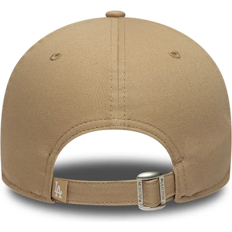 petten-gebogen-bruin-verstelbaar-9forty-tonal-icon-van-los-angeles-dodgers-mlb-van-new-era