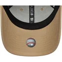 petten-gebogen-bruin-verstelbaar-9forty-tonal-icon-van-los-angeles-dodgers-mlb-van-new-era