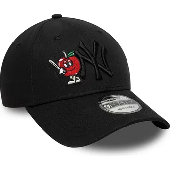 Petten gebogen zwart verstelbaar 9FORTY Tonal Icon van New York Yankees MLB van New Era