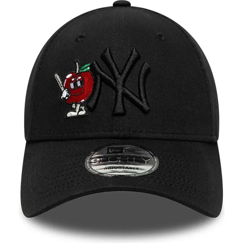 petten-gebogen-zwart-verstelbaar-9forty-tonal-icon-van-new-york-yankees-mlb-van-new-era